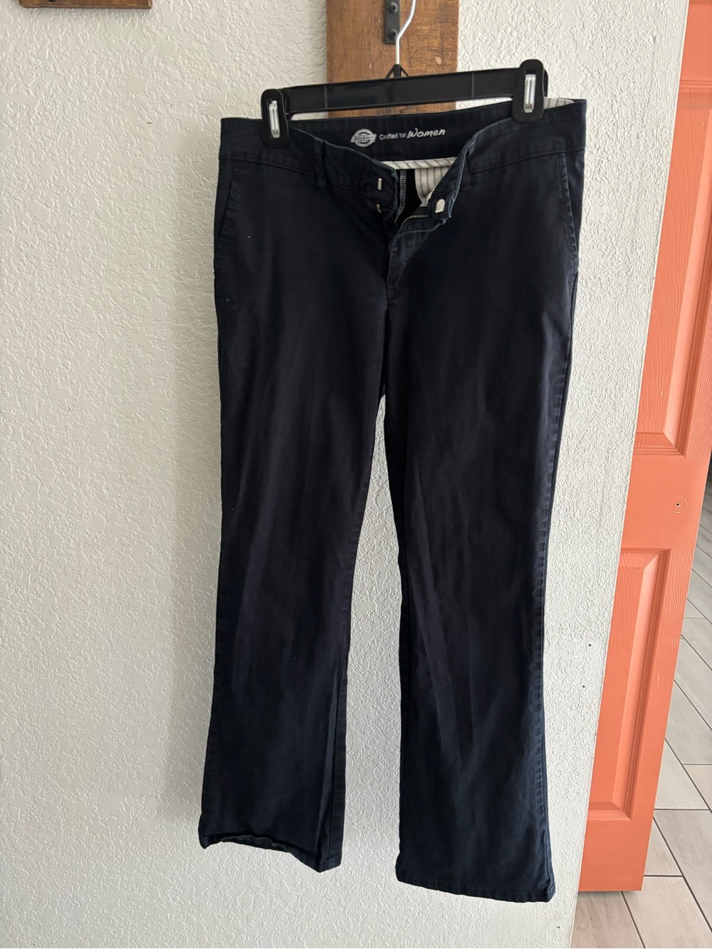Dickies Black Boot Cut Women's Pants